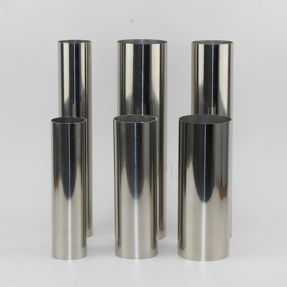 Car Exhaust Pipe Silenciador Conexão, espessura da parede, 304 Stainless Steel Pipe Diâmetro Exterior, 32mm, 38mm, 51mm, 63mm, 76mm, 89mm