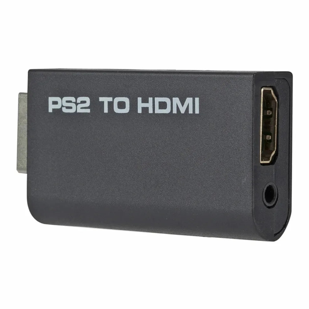 For PS2 to HDMI-compatible Converter Audio Video Adapter Full HD 480i/480p/576i with 3.5mm Audio Output for All PS2 Display Mode