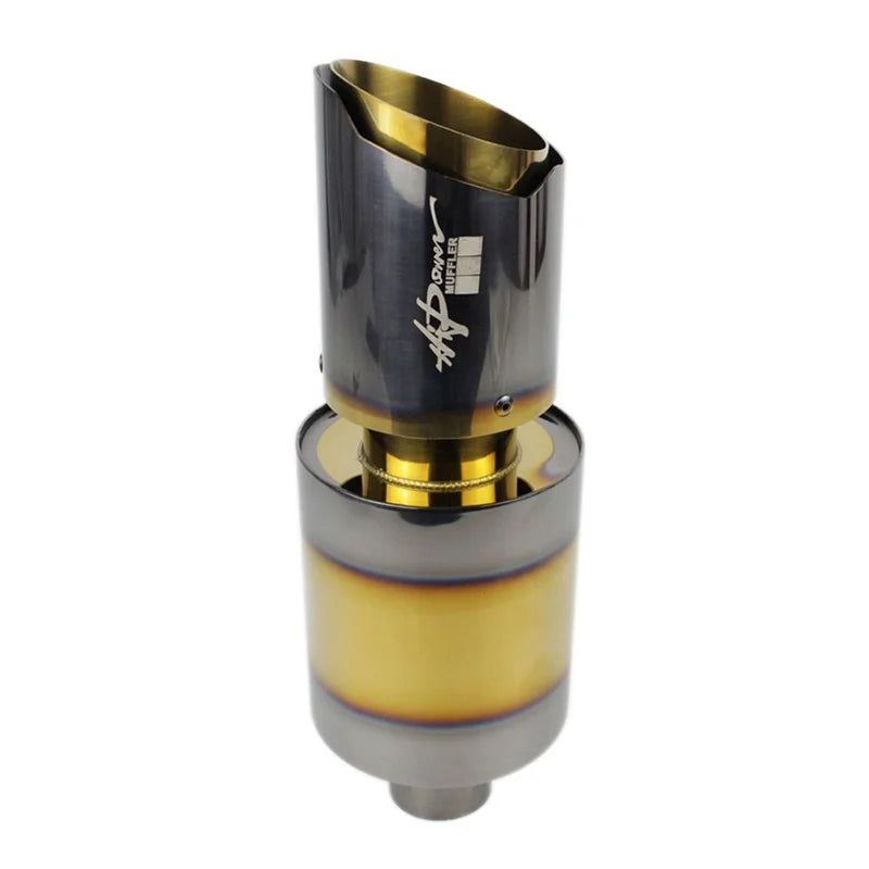 Ponta de escape de aço inoxidável silenciador universal tubo de escape jdm escape de alta qualidade