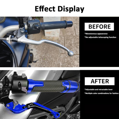 Acessórios para motocicletas, alavancas de freio e embreagem dobráveis e extensíveis ajustáveis, alça para bajaj pulsar 200 ns/as/rs/dominar 400 200ns