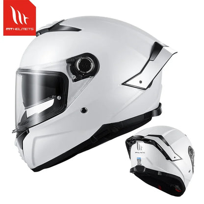 Capacete de Motocicleta MT Thunder 4 SV Original Espanhol, Capacete Integral com Lente Dupla, Certificação ECE DOT, Capacetes para Moto