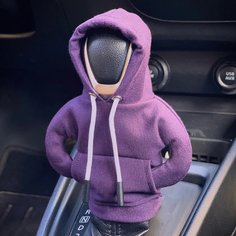 Capa de Alavanca de Câmbio Estilo Moletom, Decoração para Manopla de Câmbio, Compatível com Câmbio Manual e Automático, Universal para Carros, Decoração Interior