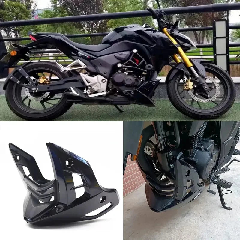 Protetor de Carenagem e Chassi para Motocicletas Honda CB190R, CBF125, CBF150 - Spoiler e Carenagem Inferior