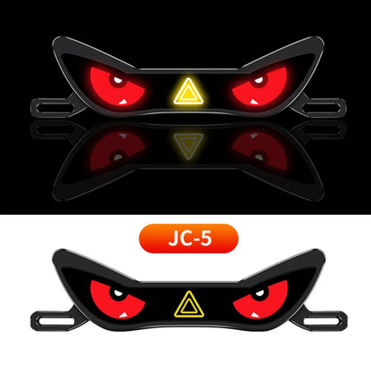 Luz LED Multifuncional à Prova d'Água, Luzes Coloridas, Decoração Modificada para Motocicletas, Luz Traseira Universal para Placa de Motocicleta