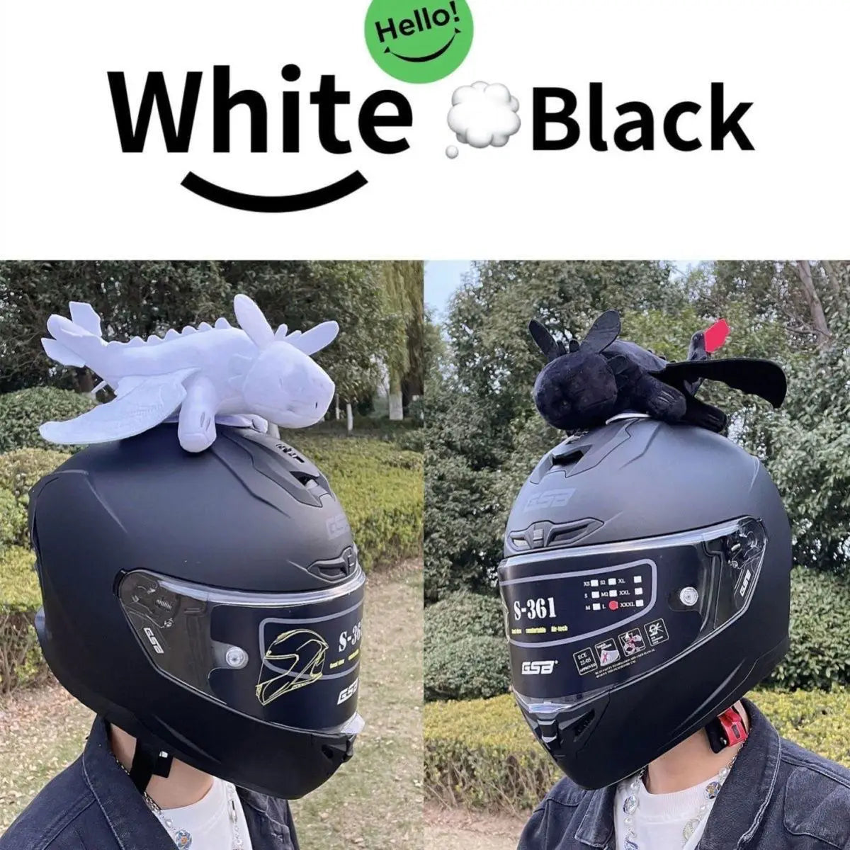 Como Treinar Seu Dragão: Decoração de Capacete de Carro/Moto Desdentado, Boneco Dragão Preto Pequeno, Presente de Aniversário de Animação