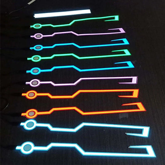 Helmet Strip EL Sticker Led Helmet Light Strip Motorcycle Helmet Light Night Riding Accessory Waterproof LED Cold Light Amagi