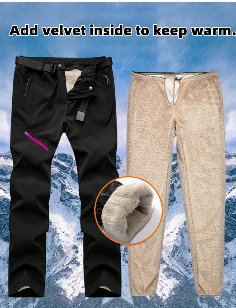 Terno de esqui feminino inverno quente à prova de vento à prova dwindproof água jaqueta de esqui calças femininas esportes ao ar livre casaco de neve calças snowboard wear