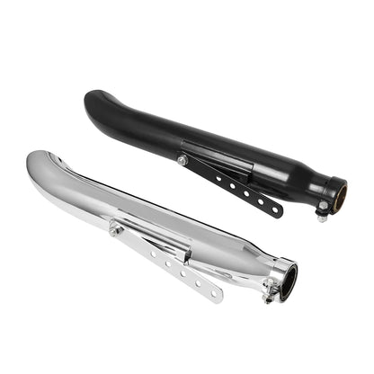 Escapamento de Moto Retrô Vintage Clássico com Eletrogalvanização para Cafe Racer Bobber Slip-on