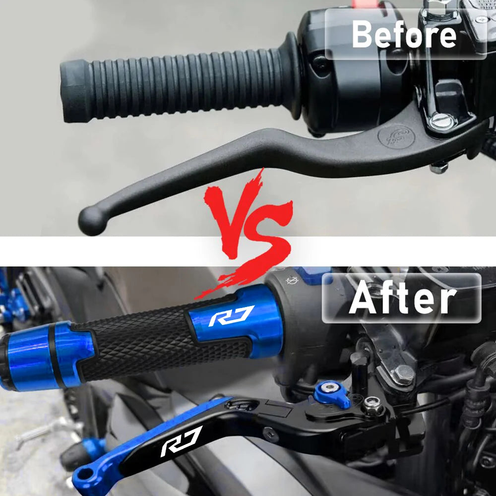 Para yamaha yzfr7 yzf r7 YZF-R7 yzfr7 2023 2022 acessórios da motocicleta extensível ajustável alavancas de freio embreagem guiador apertos