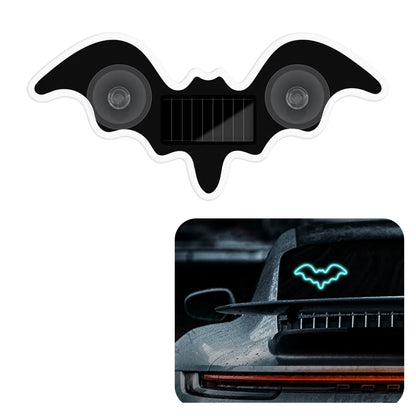 Luz Atmosférica Solar Universal em Forma de Morcego, LED Dinâmico com Gradiente, Acessório de Decoração para Interior de Carro RGB