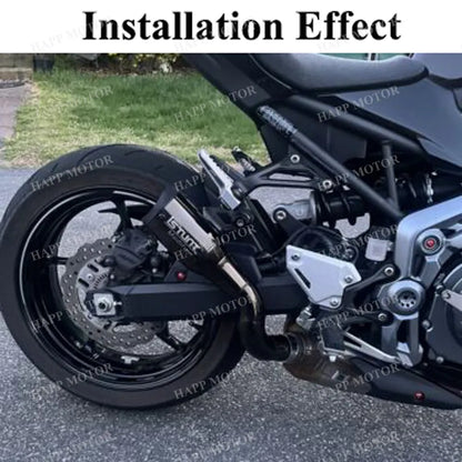 Ponteira de Escape Slip-On para Kawasaki Z900 Z900E Z900 A1 A2 2017-2026, Silenciador e Tubo Intermediário de Escape para Motocicleta Z900