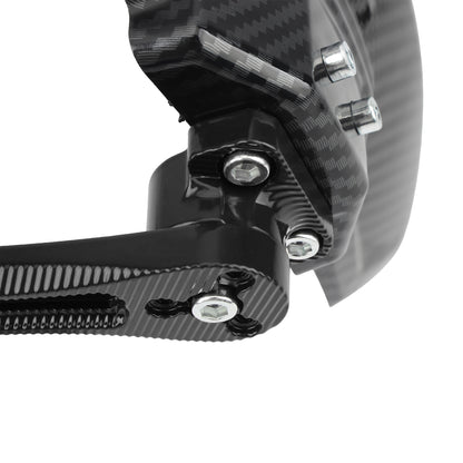 Para-lamas extensor ajustável para roda traseira de motocicleta, transferência de água, liga de alumínio, acessórios universais para scooters